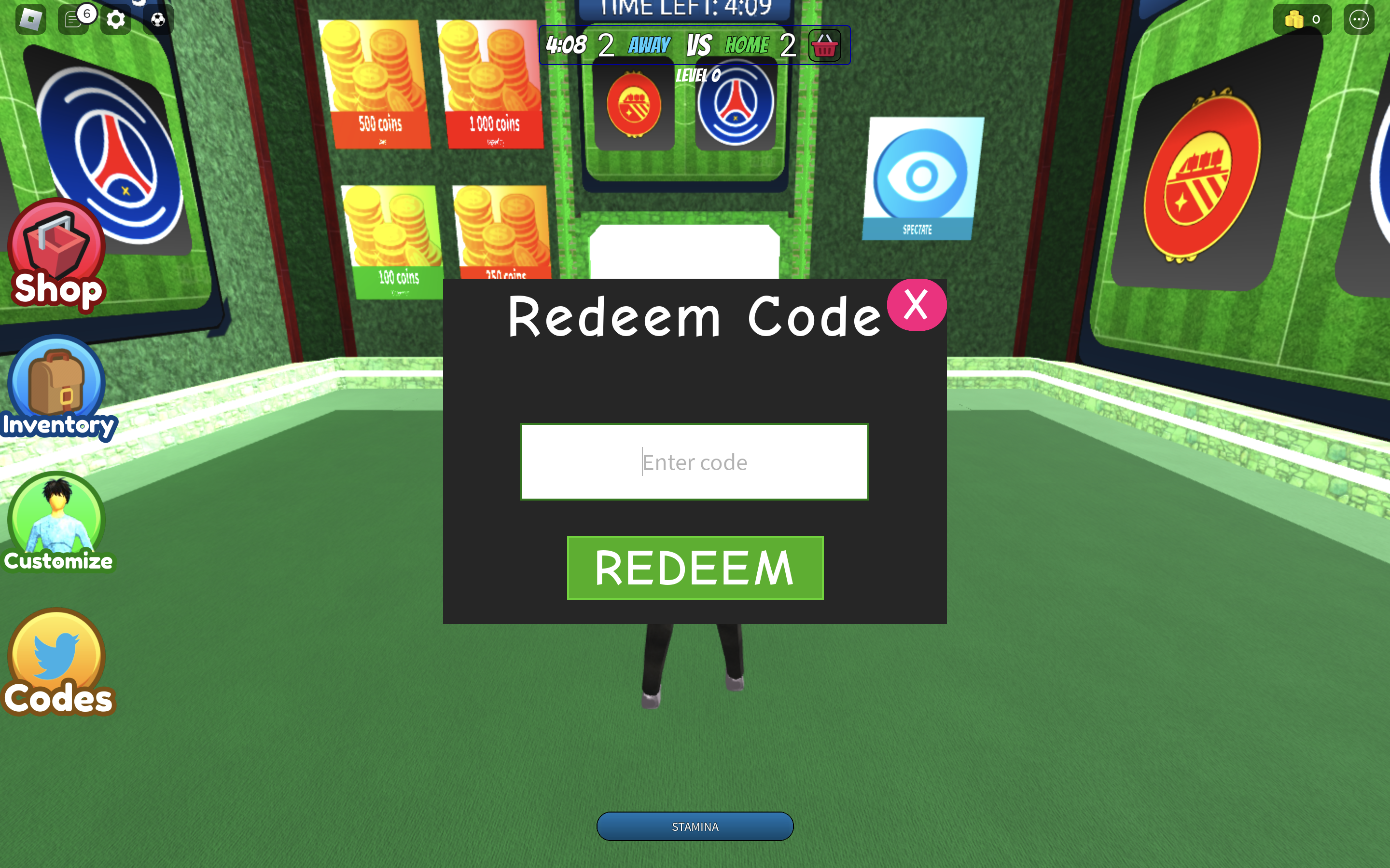 Realistic Street Soccer redeem codes