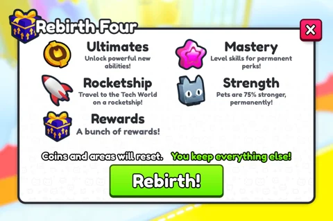 Rebirth 4 rewards