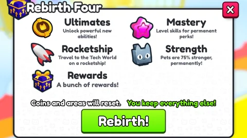 Rebirth 4 rewards