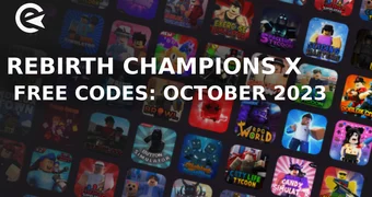 Rebirth Champions X codes october 2023