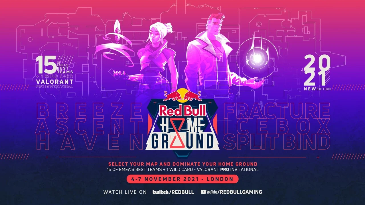 Redbull home ground valorant invitational teams streams details preis