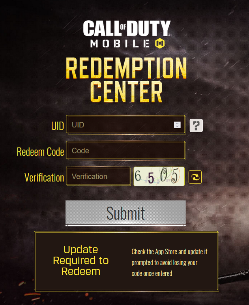 Redeem Codes Co D Mobile