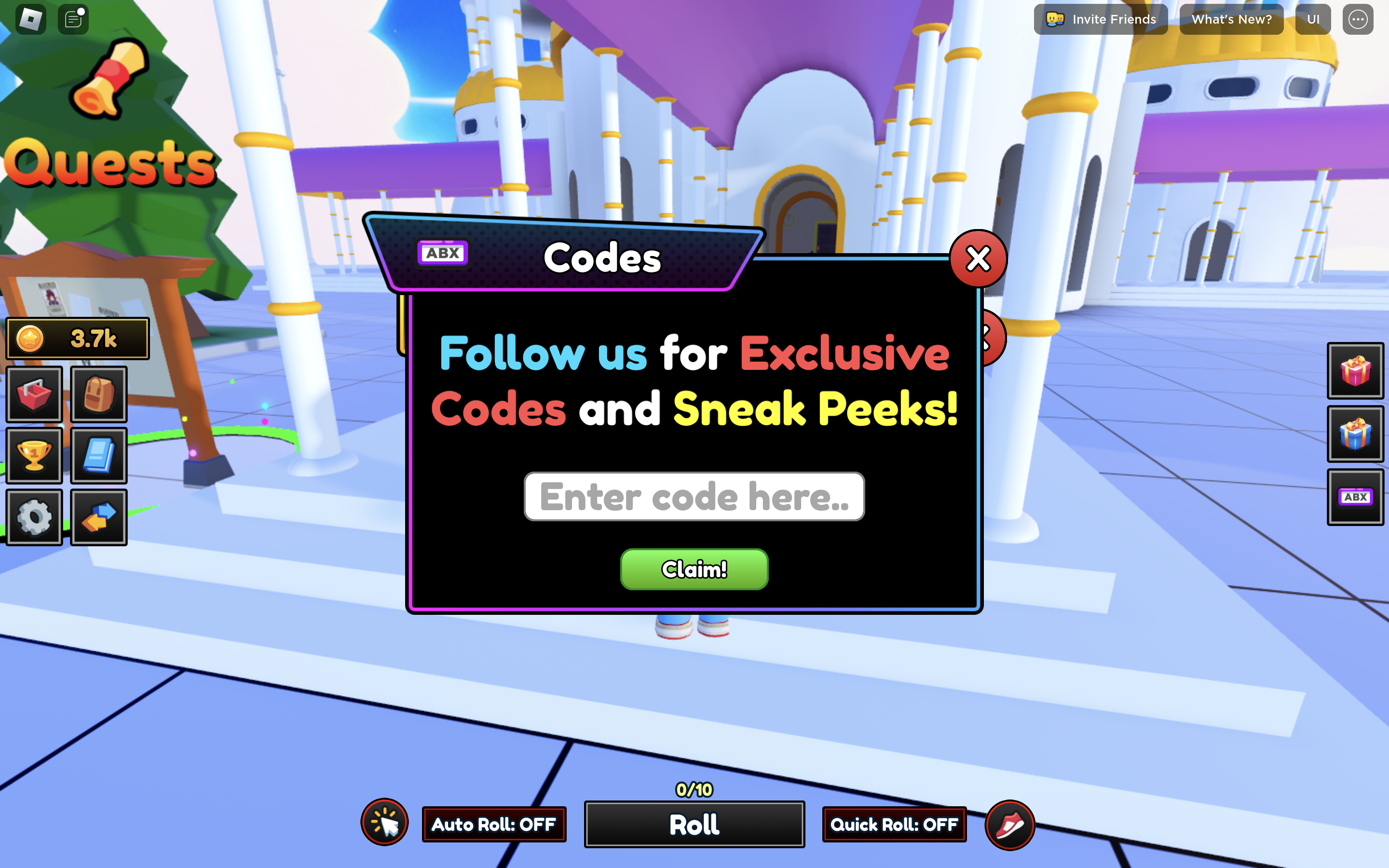 Redeem Codes In DragonZ RNG