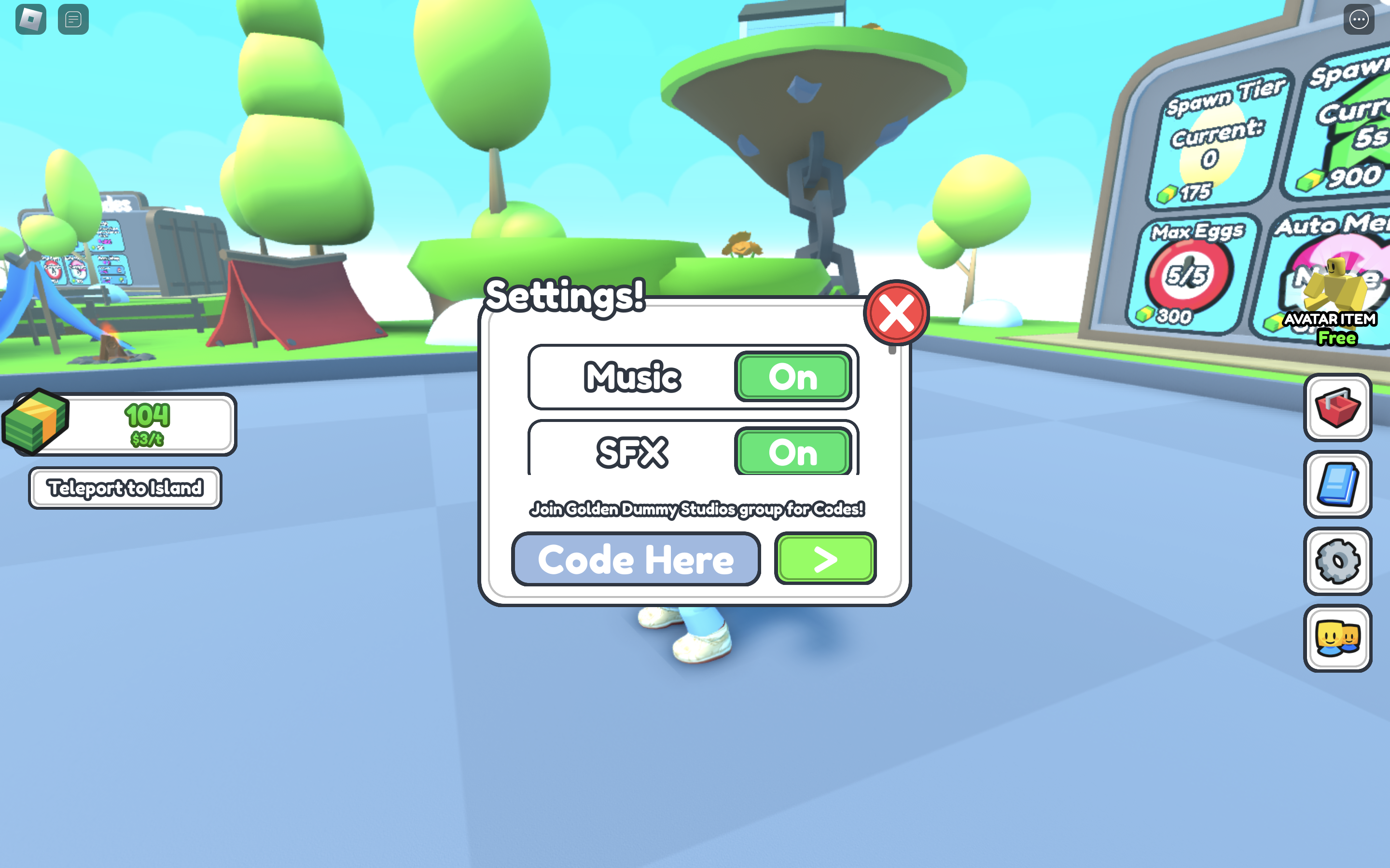 Redeem Codes In Egg Merge Simulator