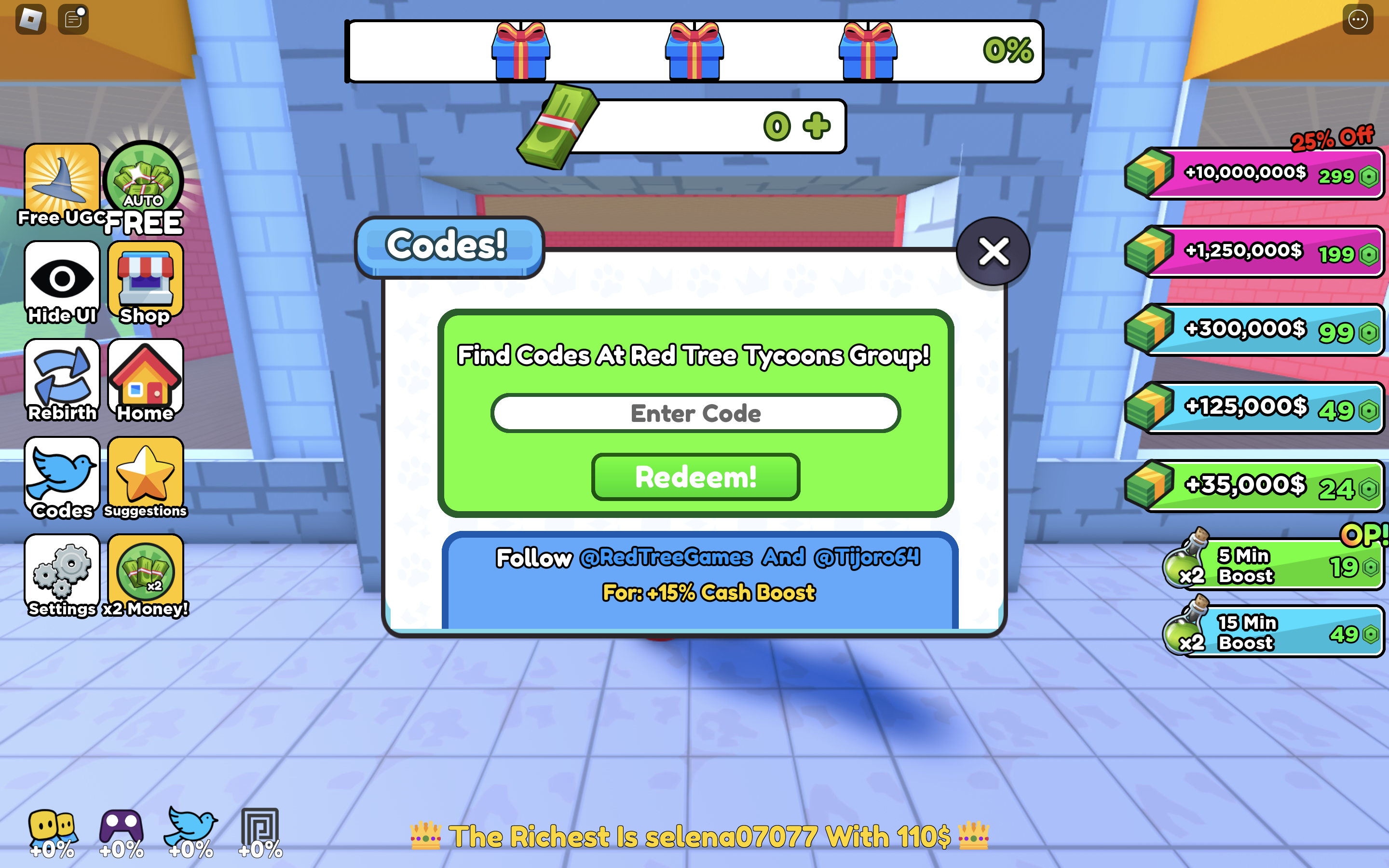 Redeem Codes In Pizzeria Tycoon