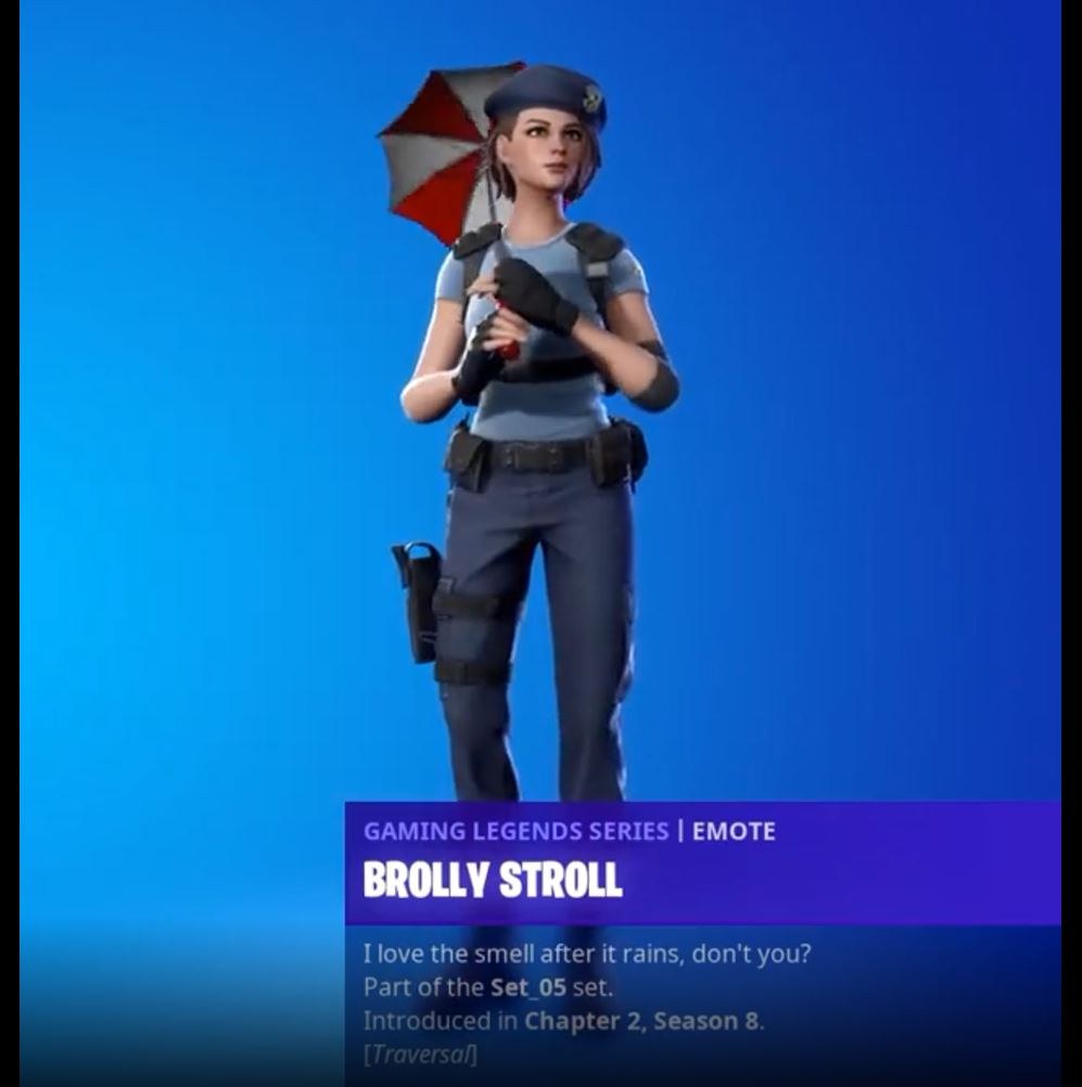 Regenschirm Schlendern Dance Emote