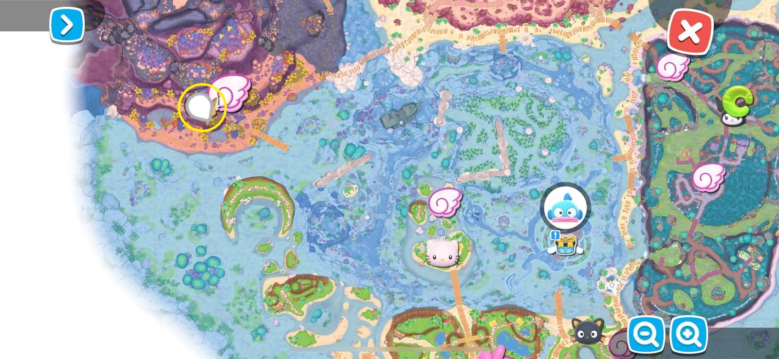 Hello Kitty Island Adventure Retsuko Location