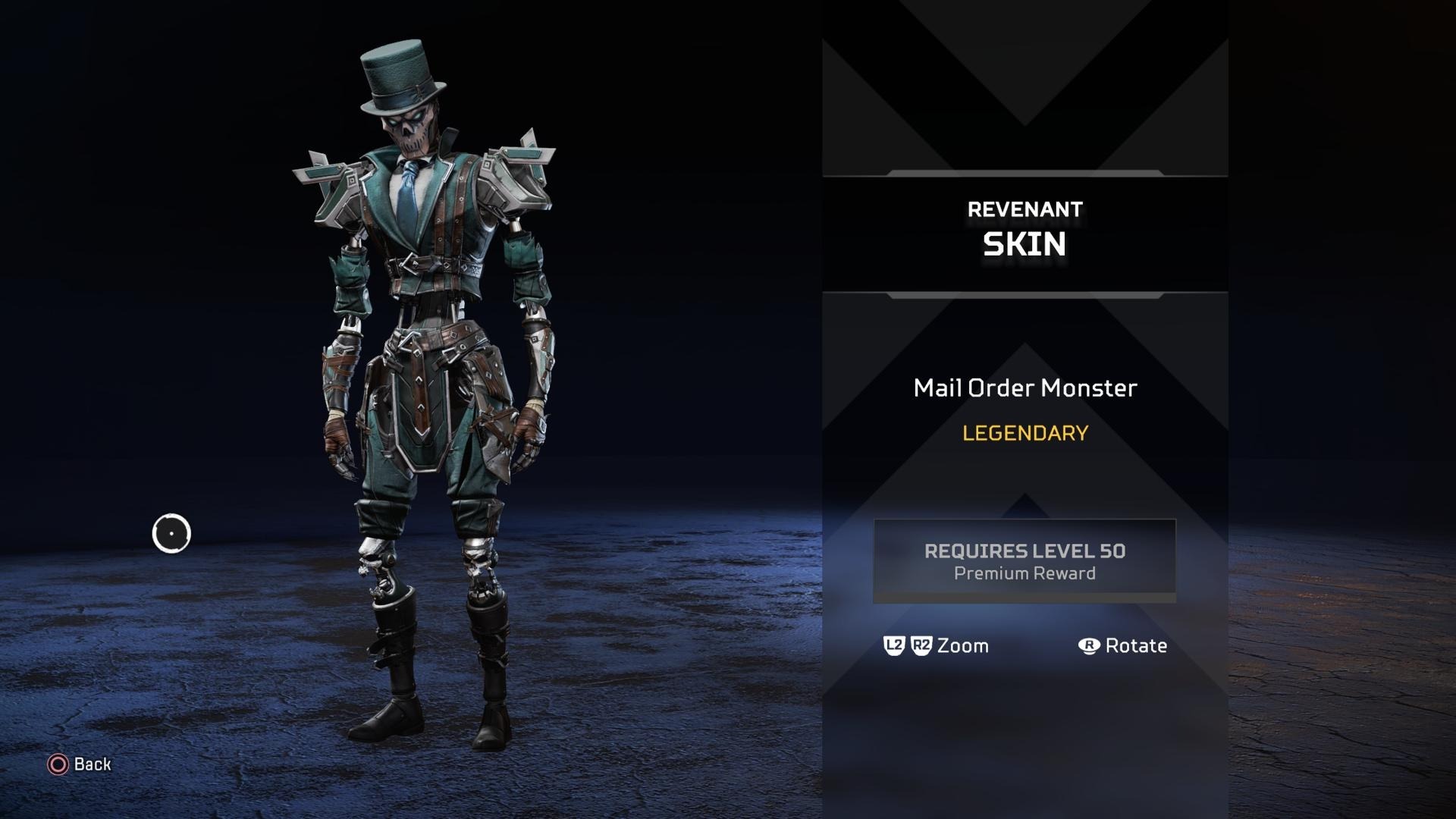 Revenant Skin Mail Order Monster Level 50