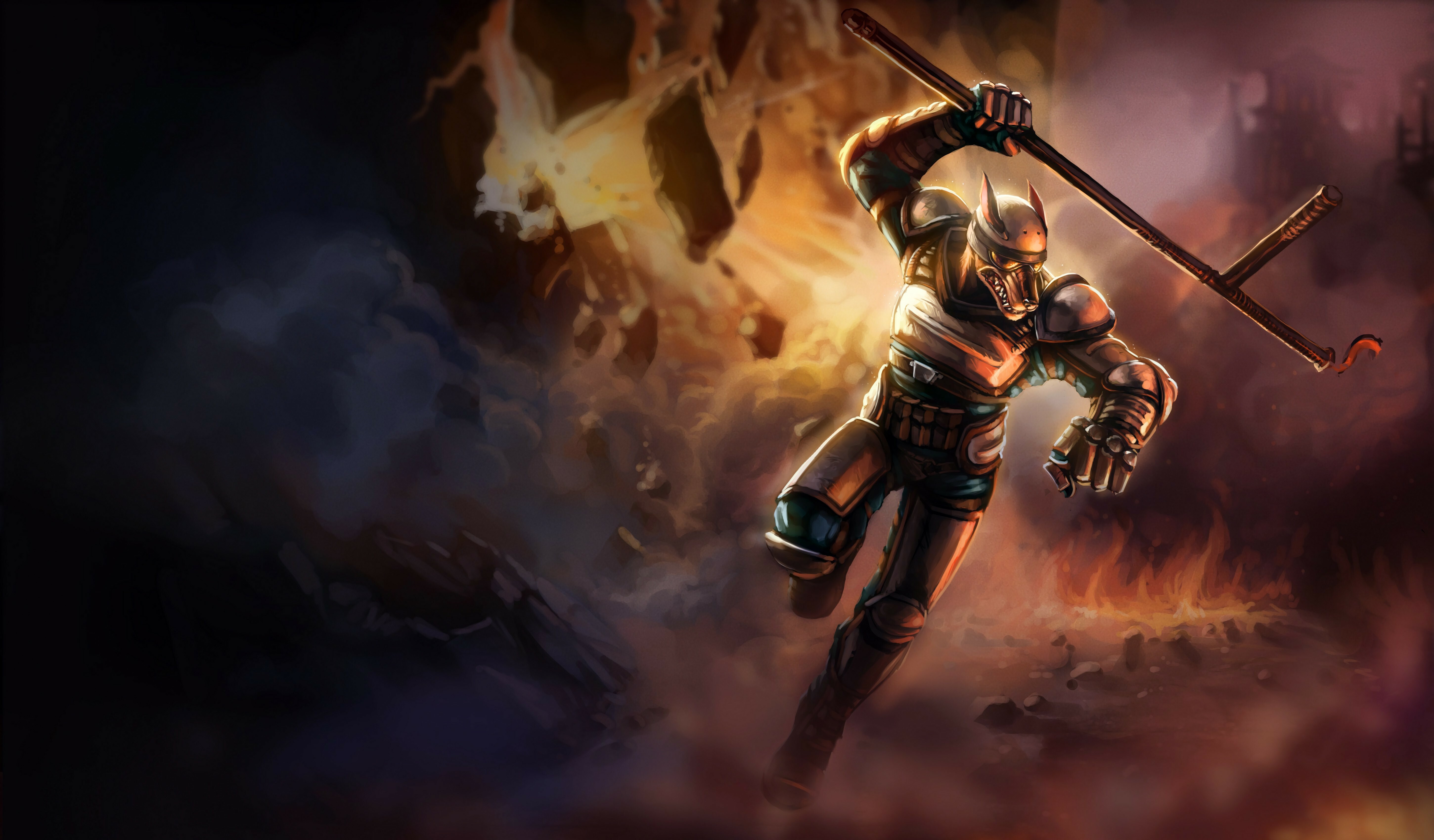 Riot K9 Nasus splash