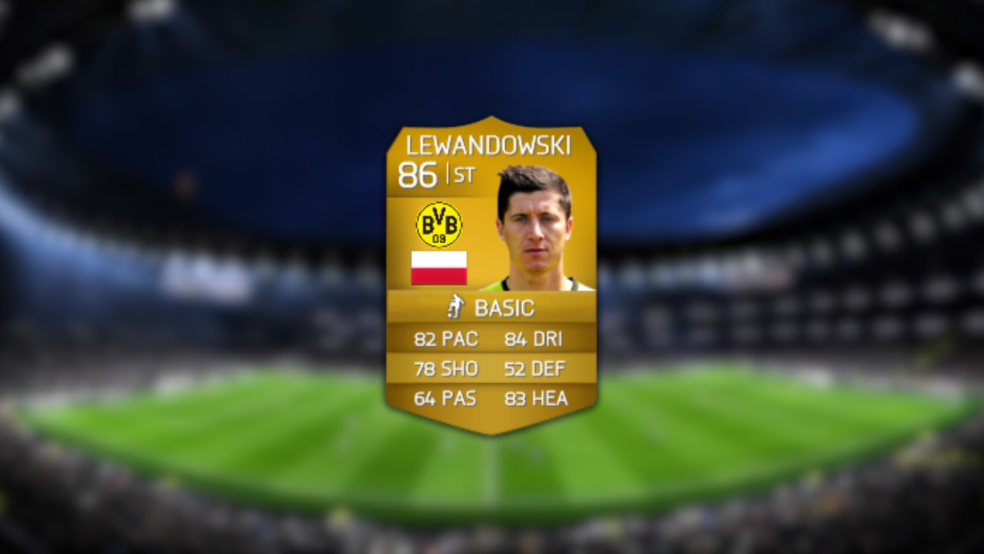Robert Lewandowski Ultimate Team FIFA 14