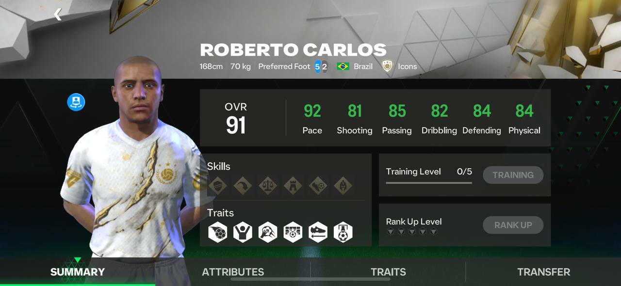 roberto carlos 91 fc mobile