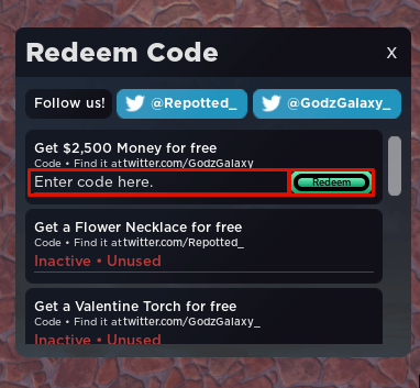 Roblox Outlaster Redeem Codes