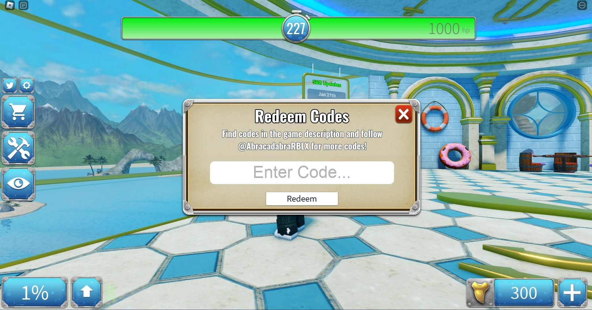 Roblox Shark Bite 2 codes