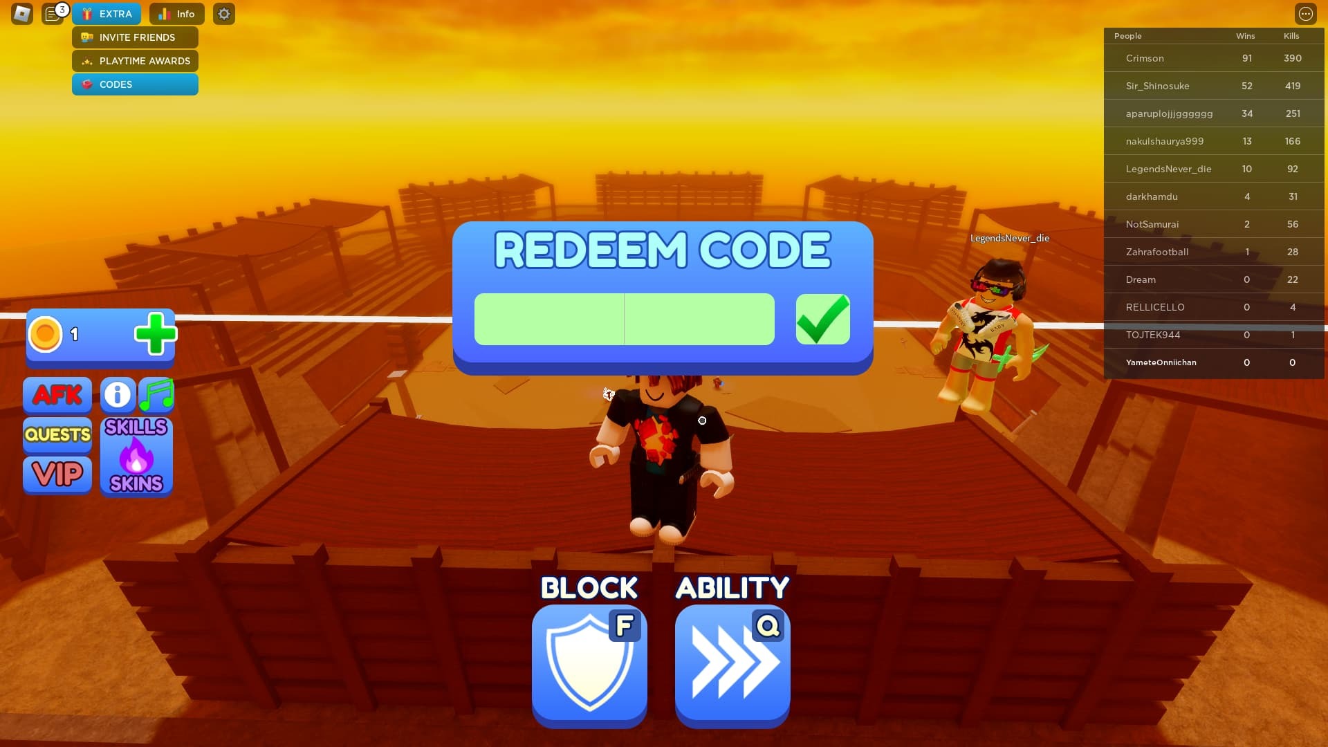 Roblox Bladeball Codes