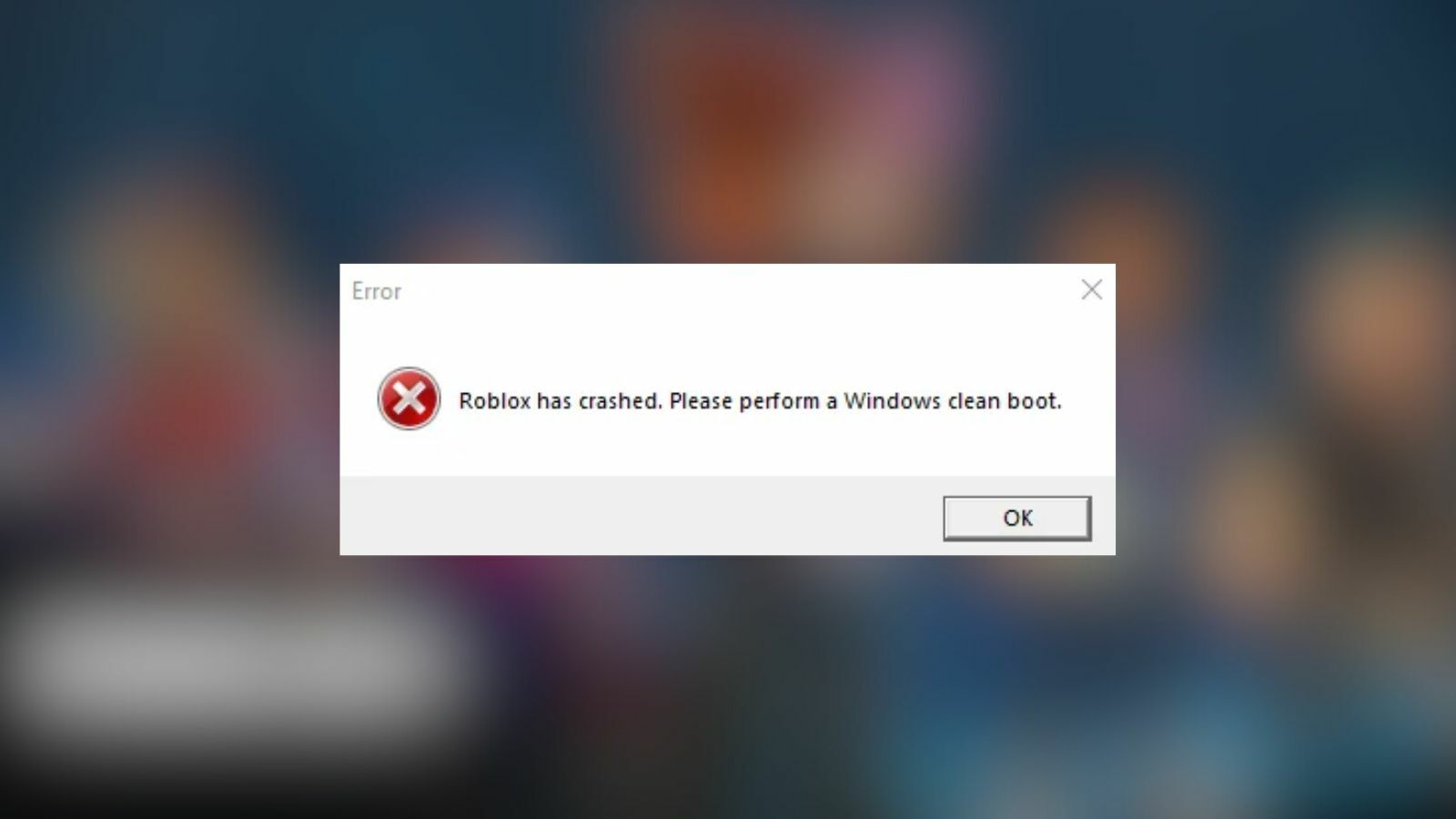 Roblox error