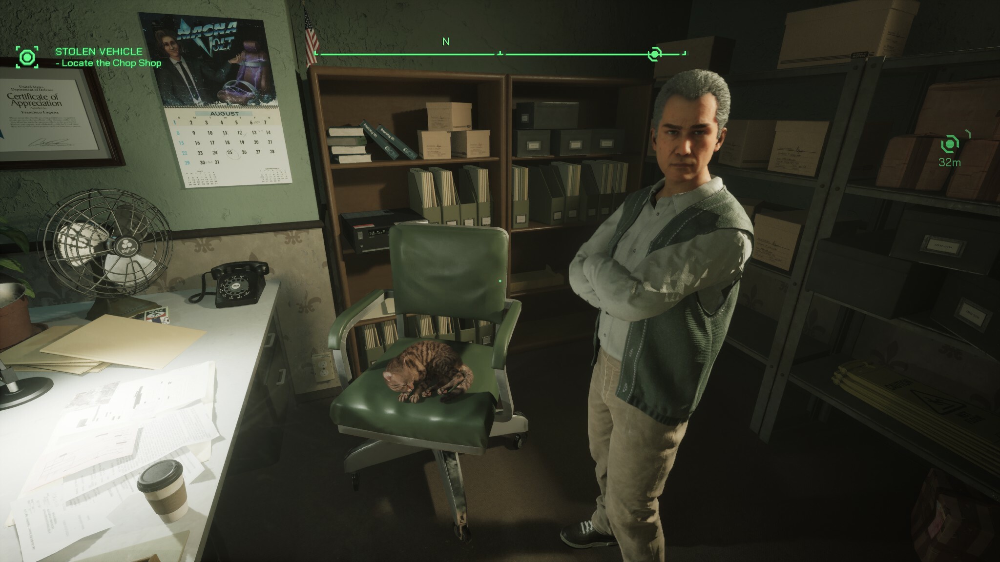 Robo Cop NPC and Cat