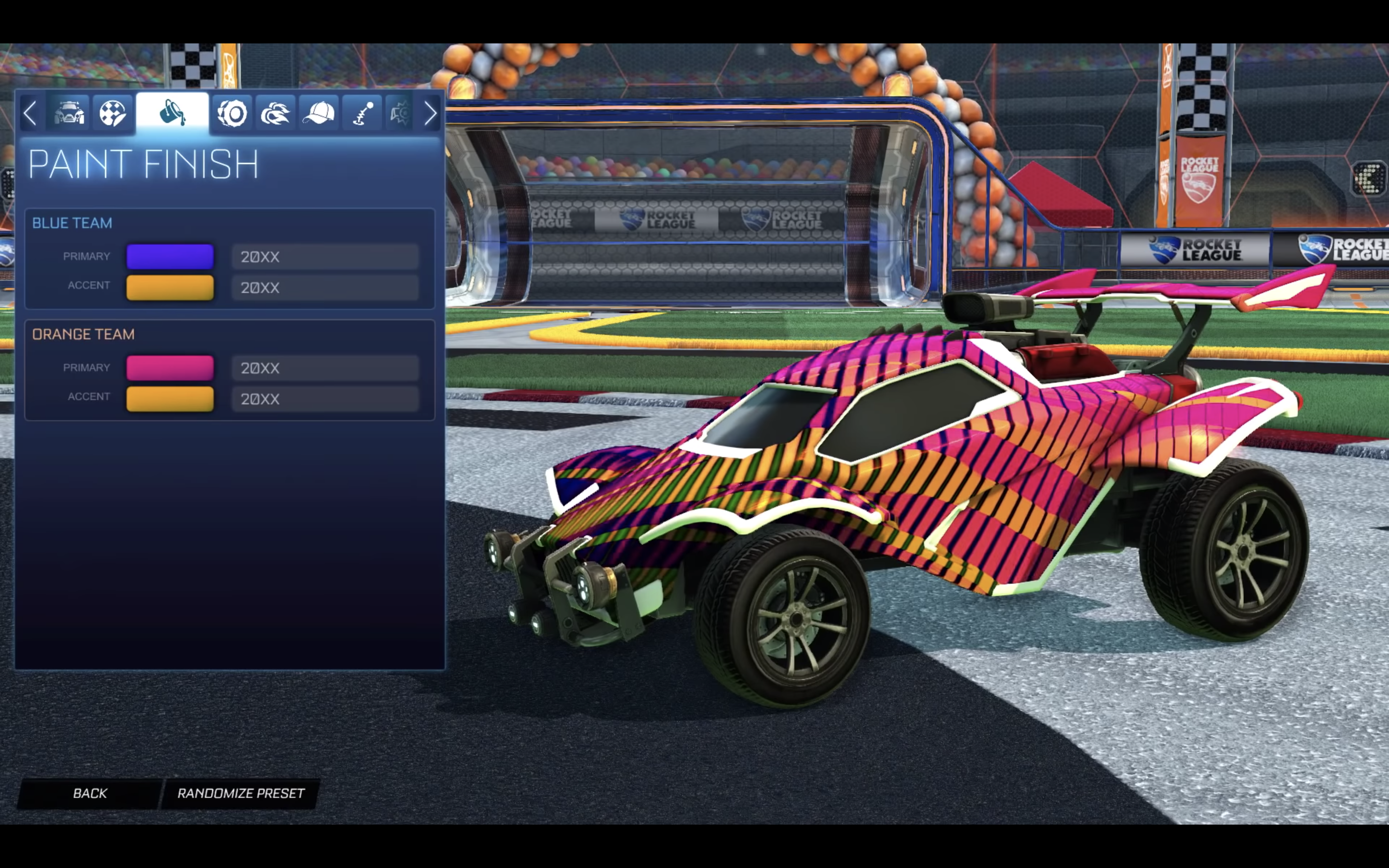 Rocket League 20 XX Decal