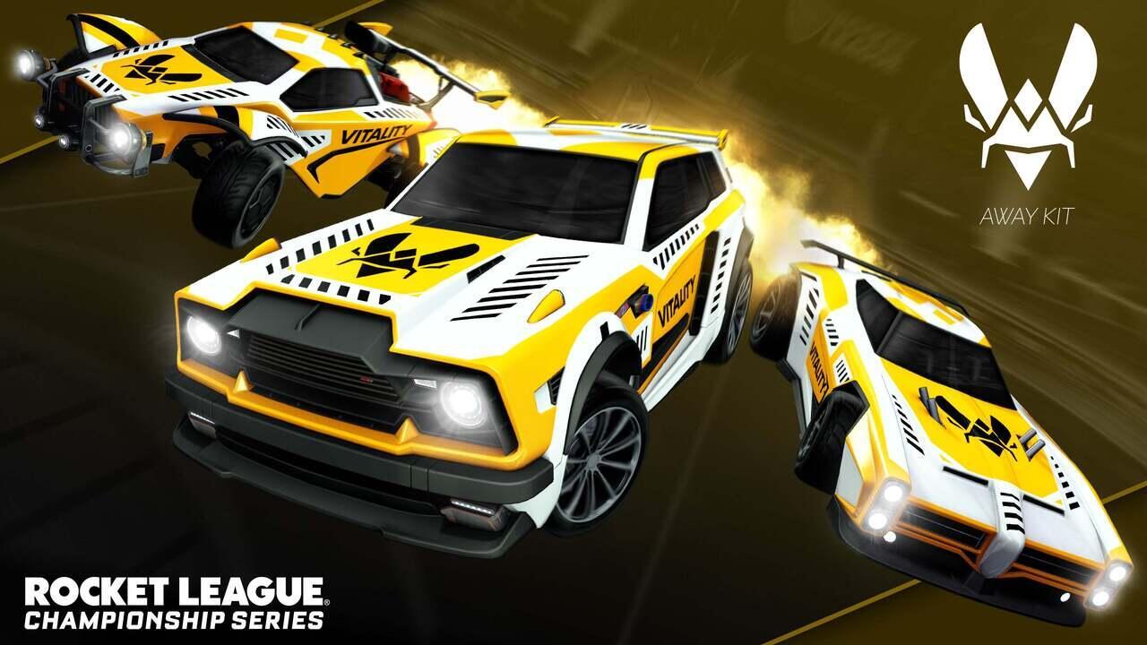 Rocket League Away Decal team vitality