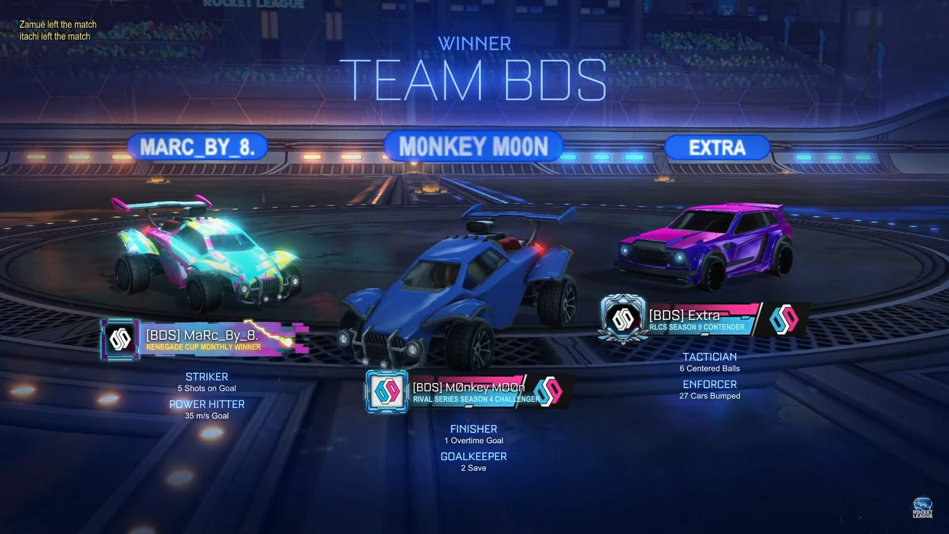 Rocket League BDS RCLS big finals