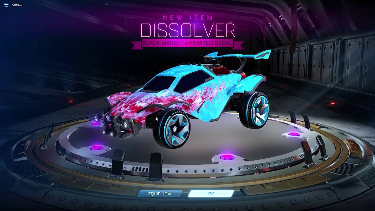 Rocket League Dissolver Decal