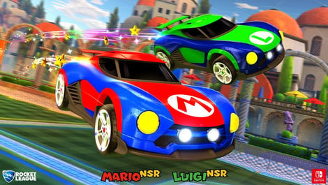 Rocket League Mario Luigi NSR