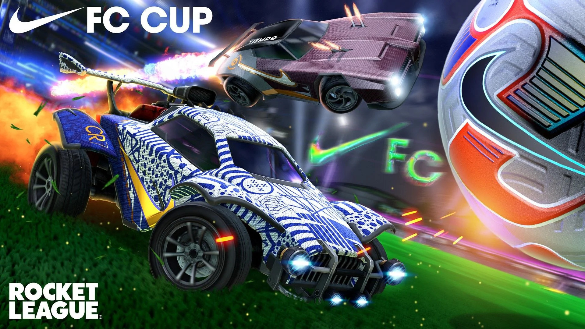 Rocket League Nike Key Art
