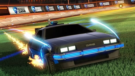 Rocket League back to the future dlc