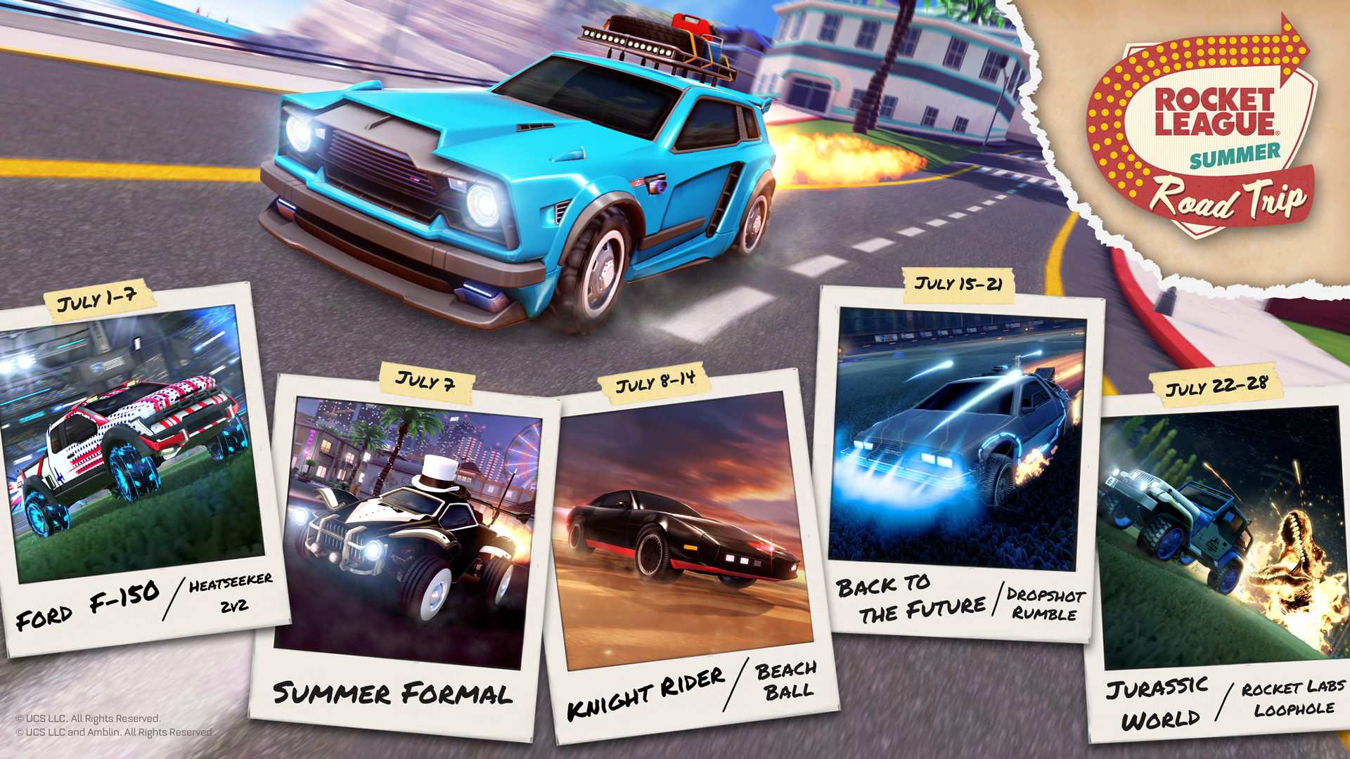 Rocket League Summer Road Trip