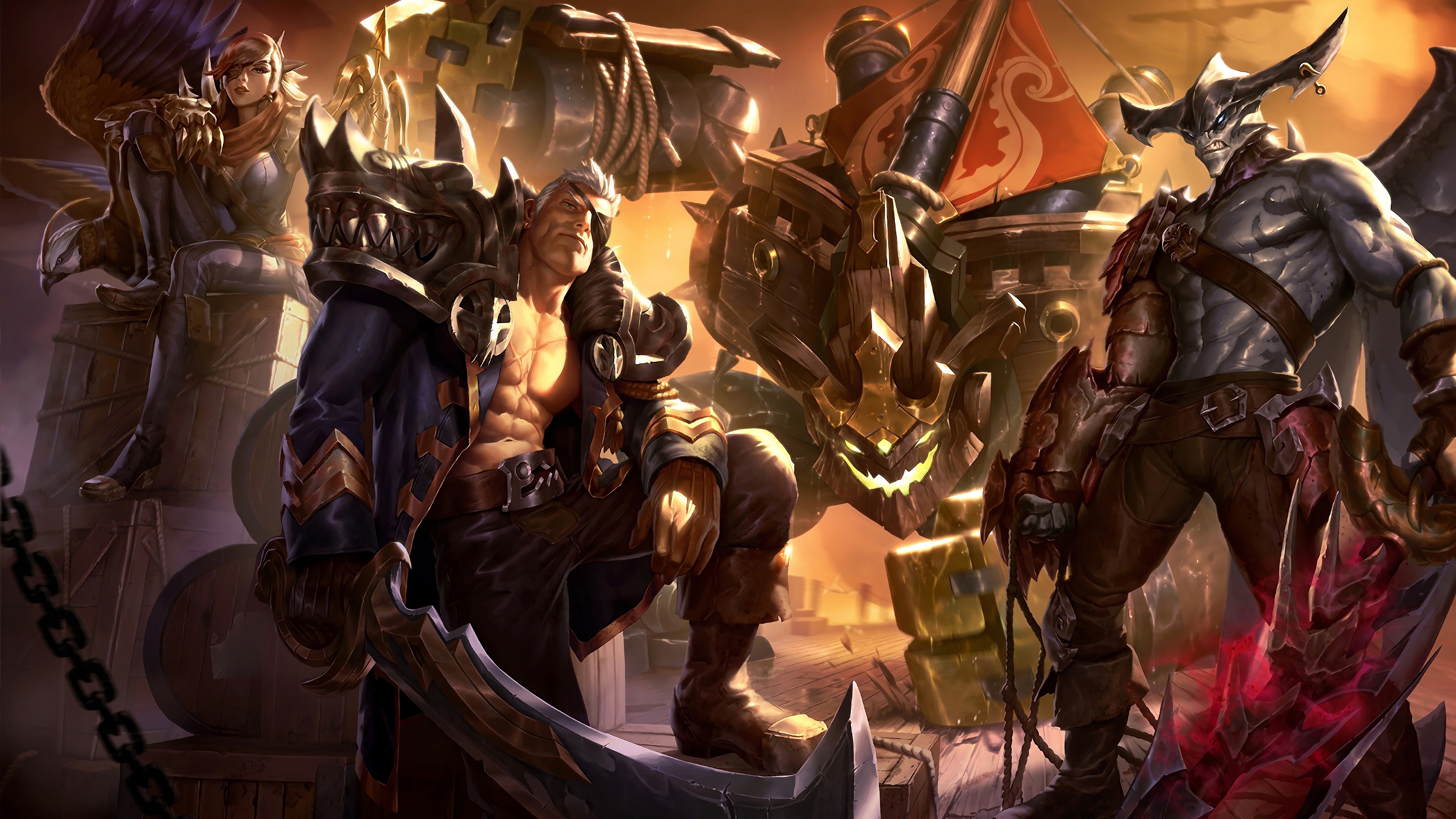 Rogue Admiral Garen Skin Splash