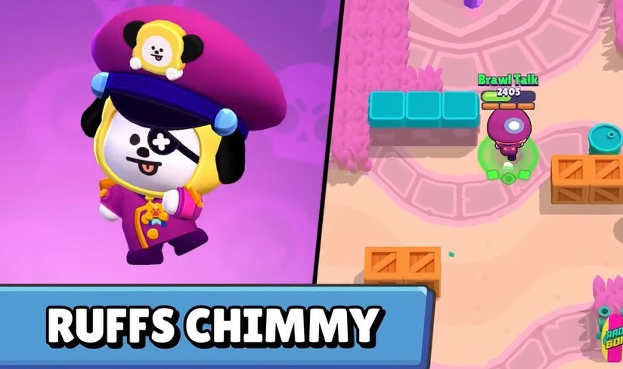 Ruffs Chimmy skin in Brawl Stars! BTS Supercell