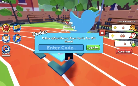 Run Star Simulator how to redeem codes