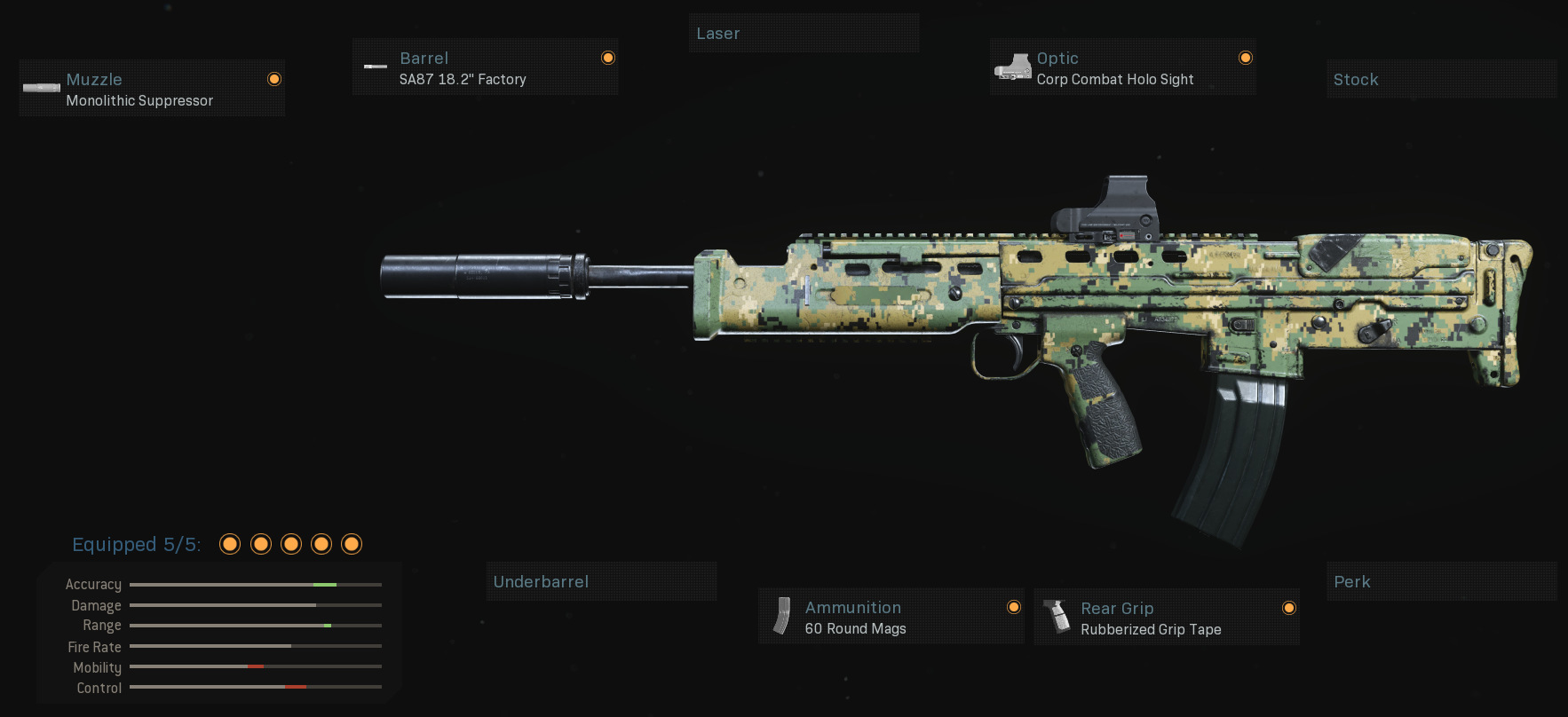 SA87 Setup