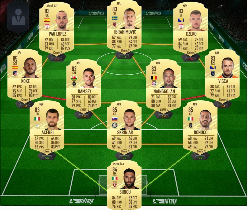 SBC Jose Gimenez Team 2