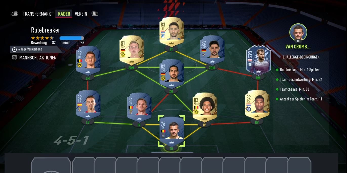 SBC Verratti Rulebreaker Challenge