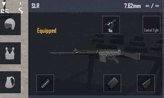 Best SLR Attachment Loadout In PUBG Mobile