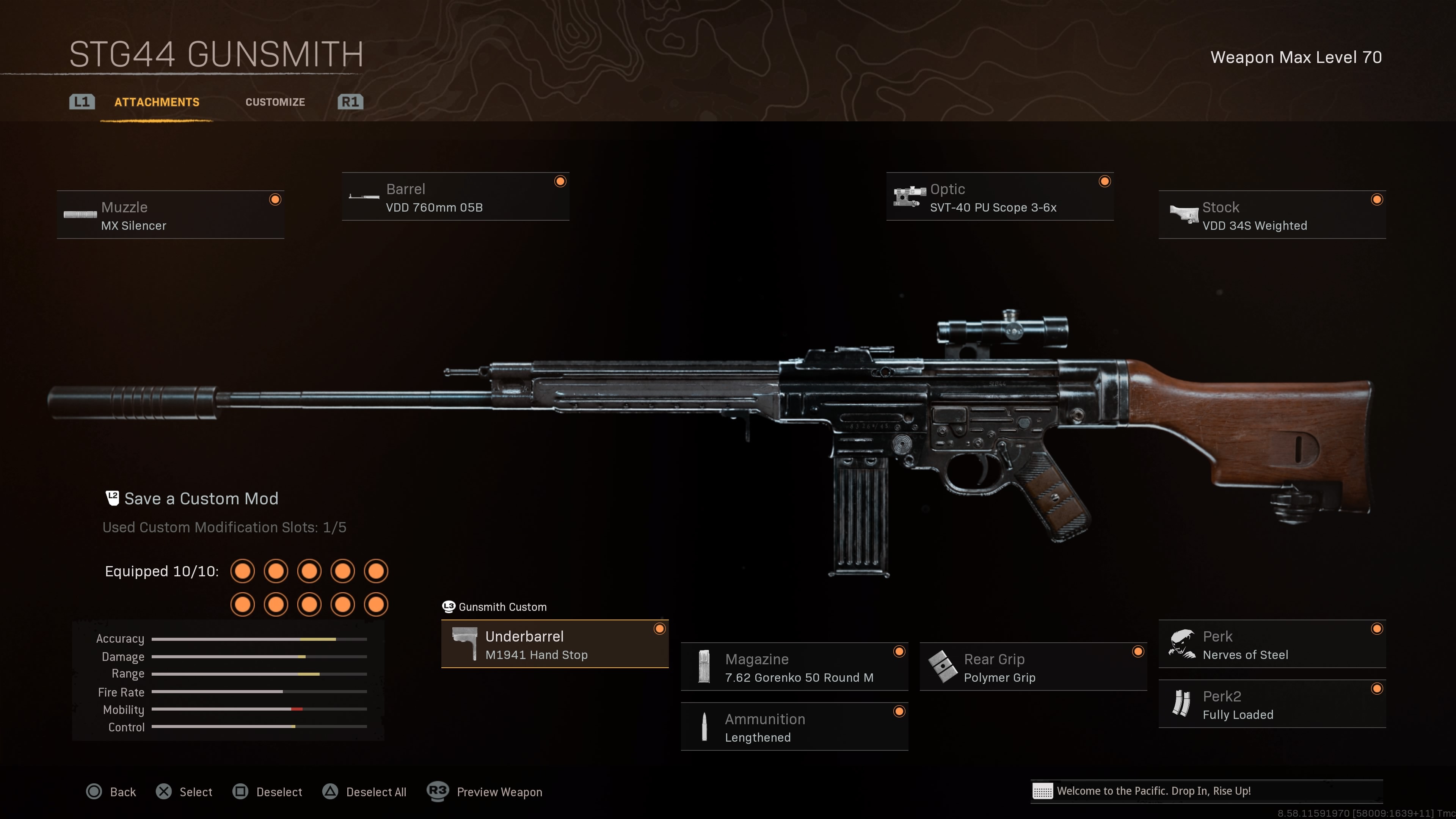 STG setup