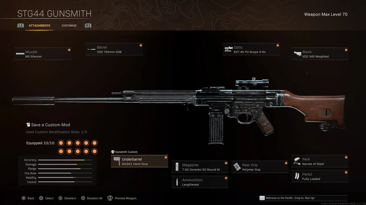 STG 44 Warzone Setup