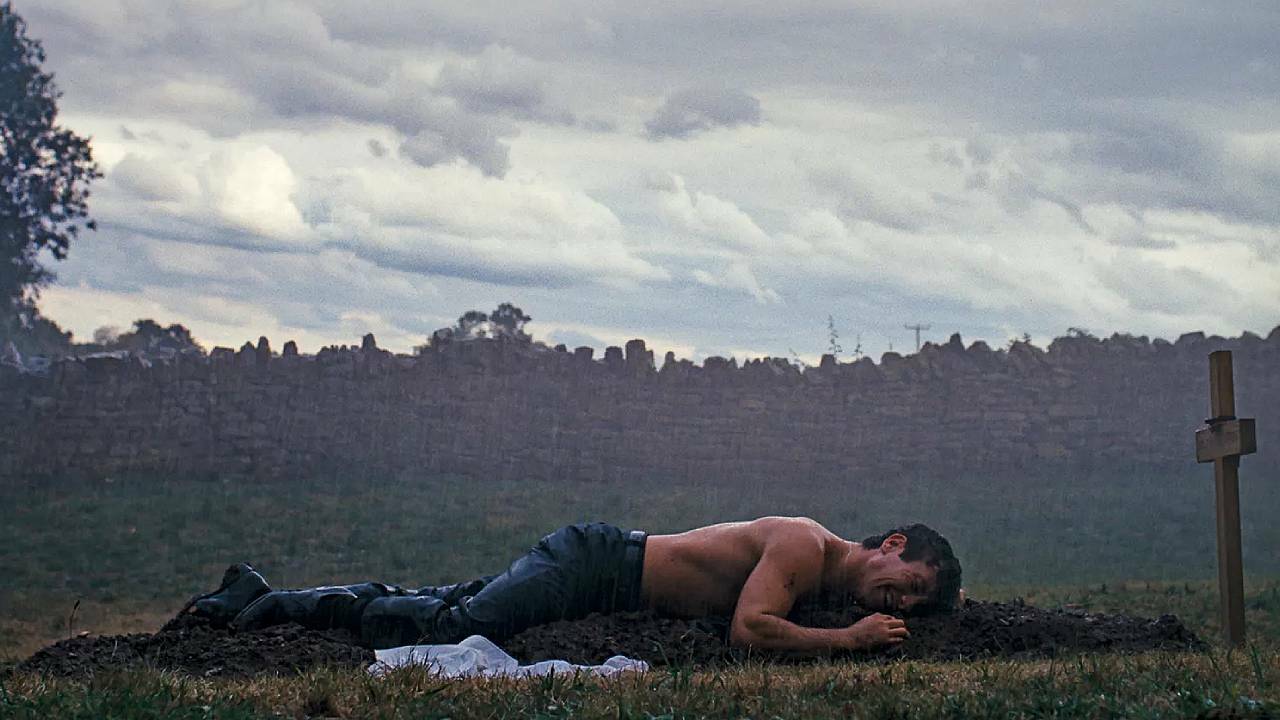 Saltburn Grave Scene