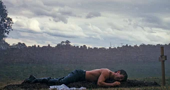 Saltburn Grave Scene