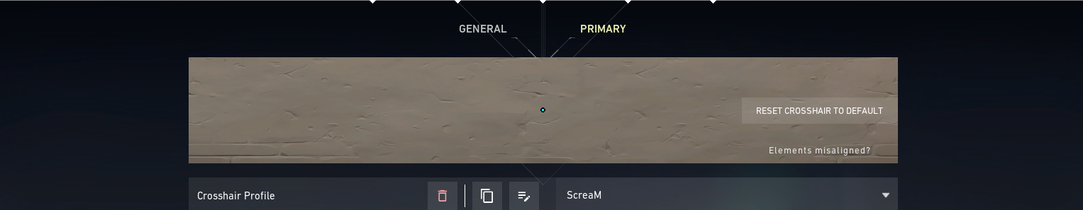 Scream Crosshair