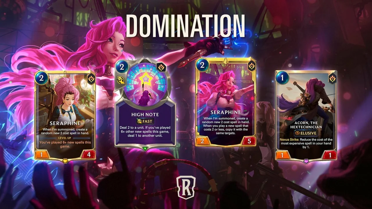 Legends of Runeterra Darkin Saga Domination Expansion Seraphine Champion Card Guides Riot Games