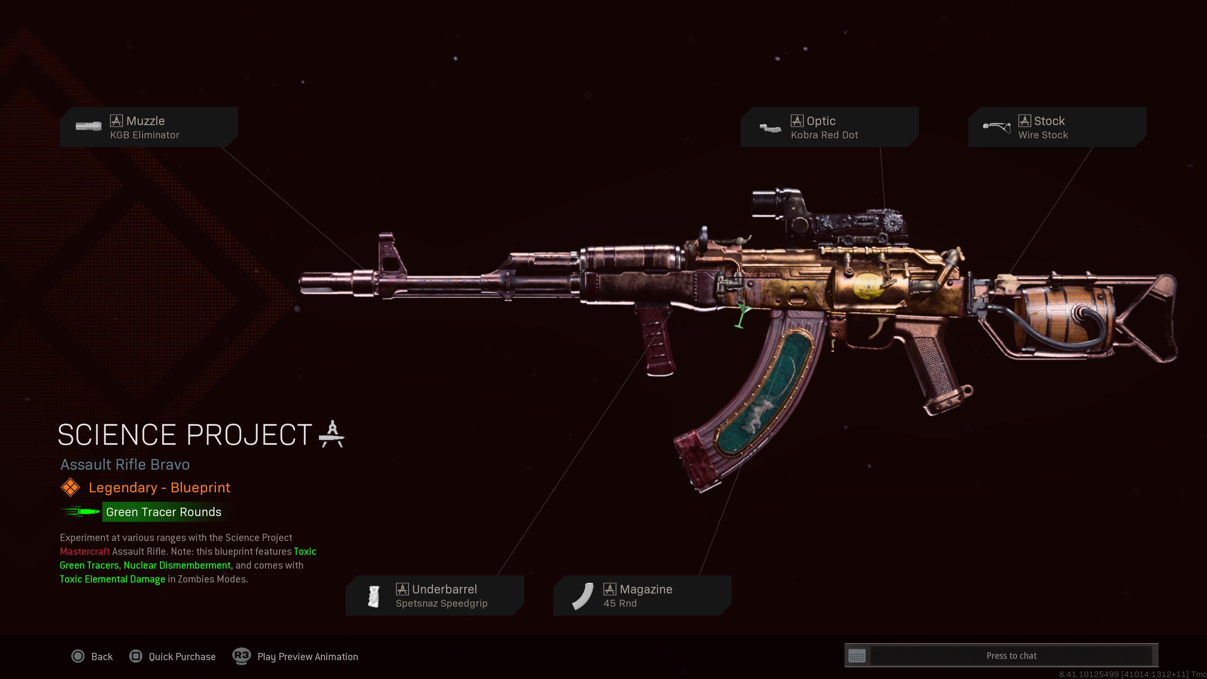 Sexiest Warzone Blueprints Science Project