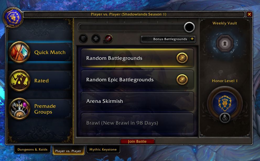 Shadowlands Brawl