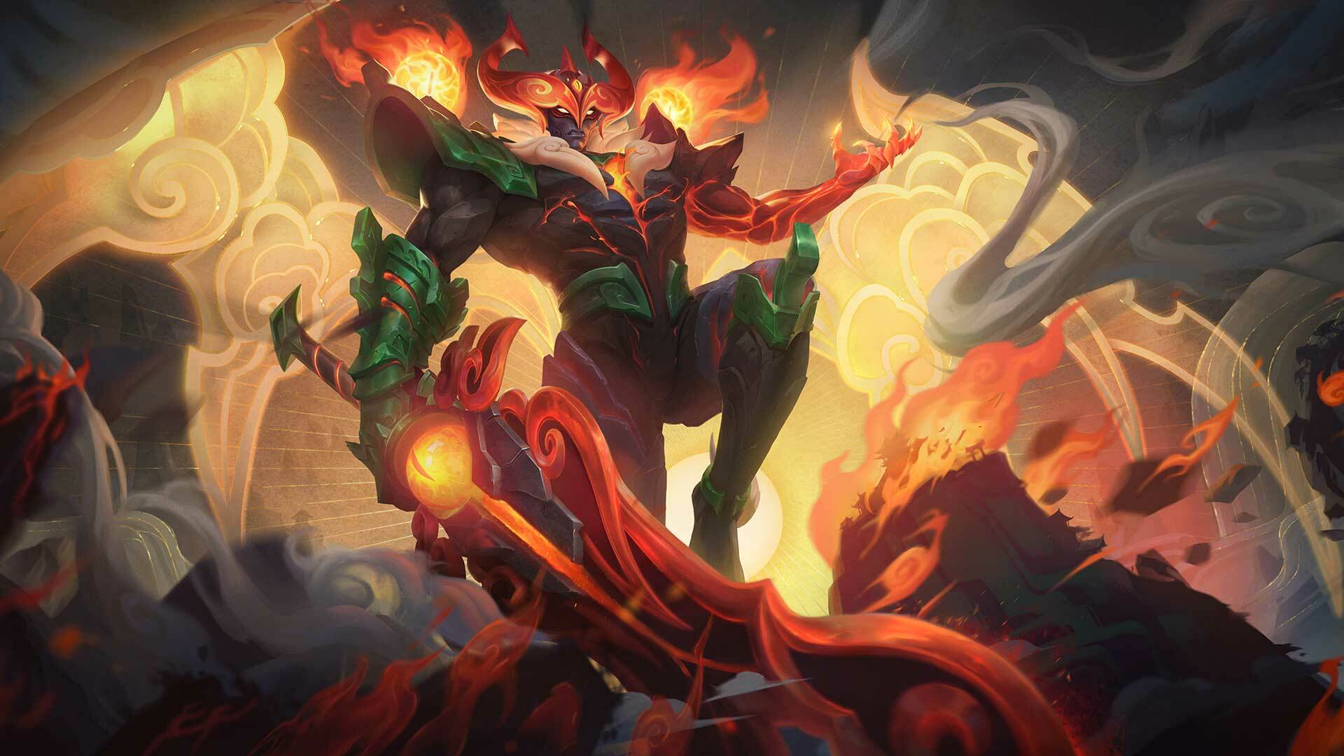 League of Legends Wild Rift Patch 4.2 Champion Skins Guide Riot Games Shan Hai Scroll Aatrox