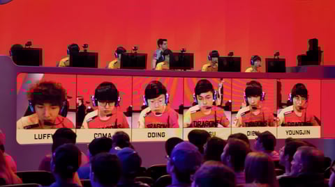 Shanghai Dragons on stage 2019