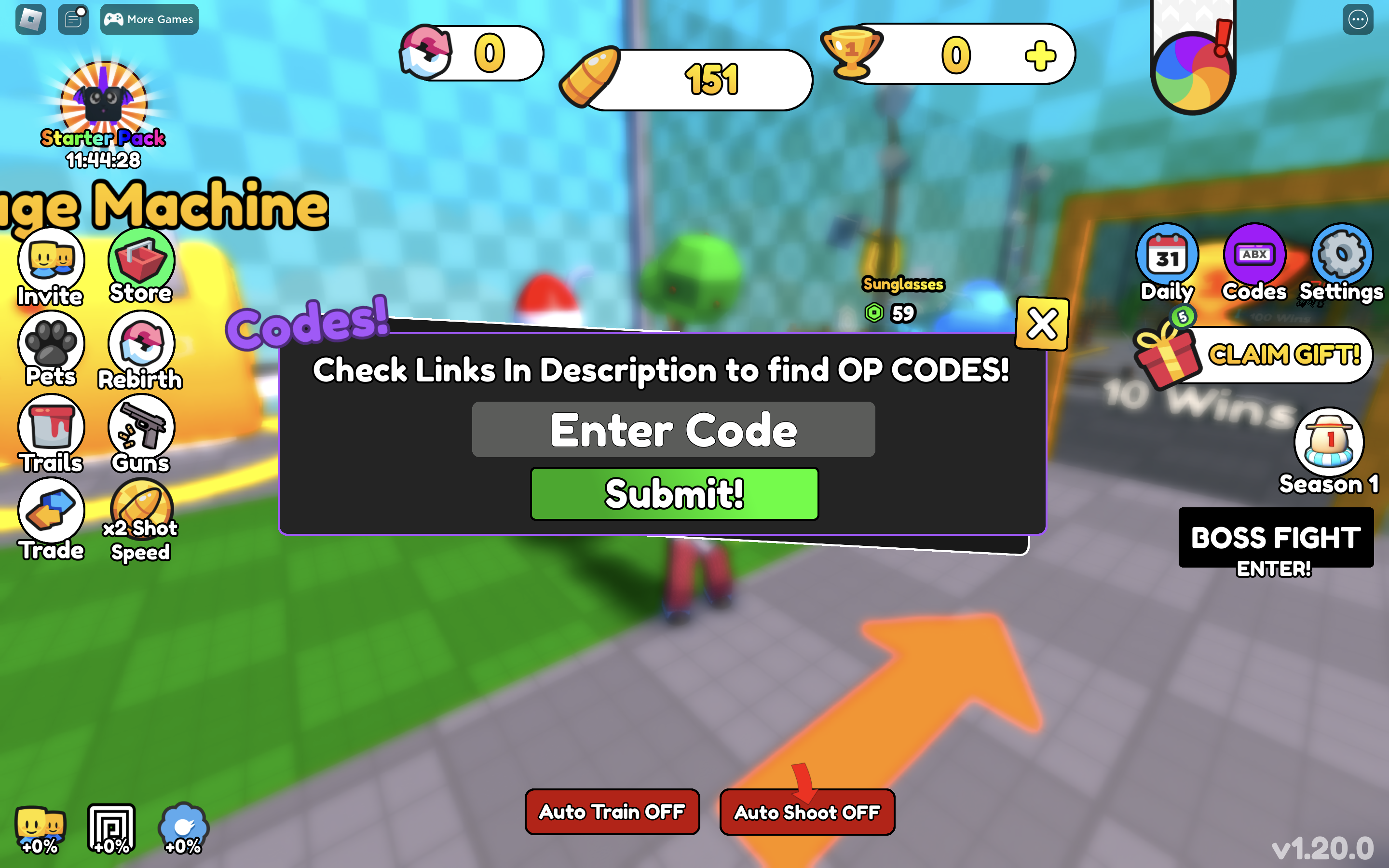 Shoot Wall Simulator Redeem Codes