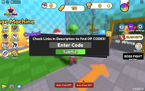 Shoot Wall Simulator Redeem Codes