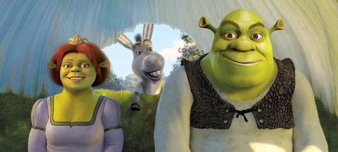 Shrek 2 donkey shrek and fiona