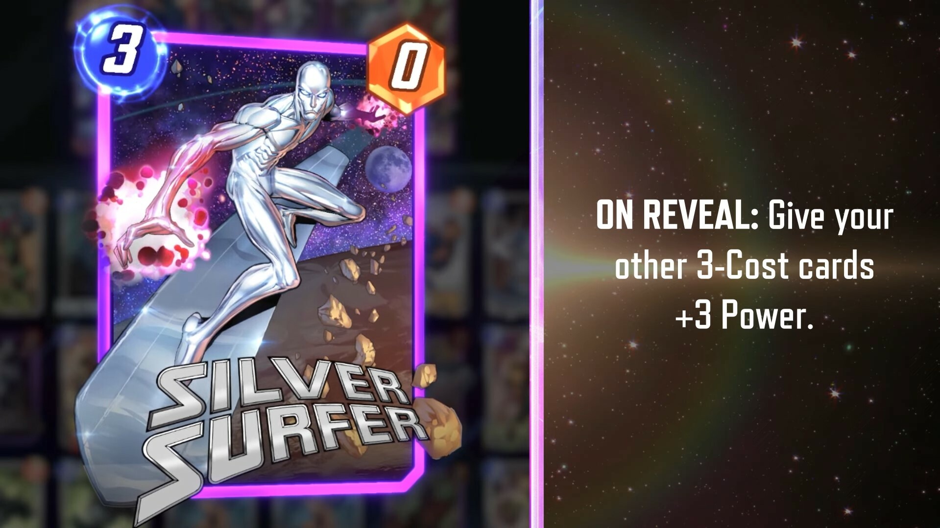 Marvel Snap The Power Cosmic Season New Card Silver Surfer Abilities Guide Second Dinner