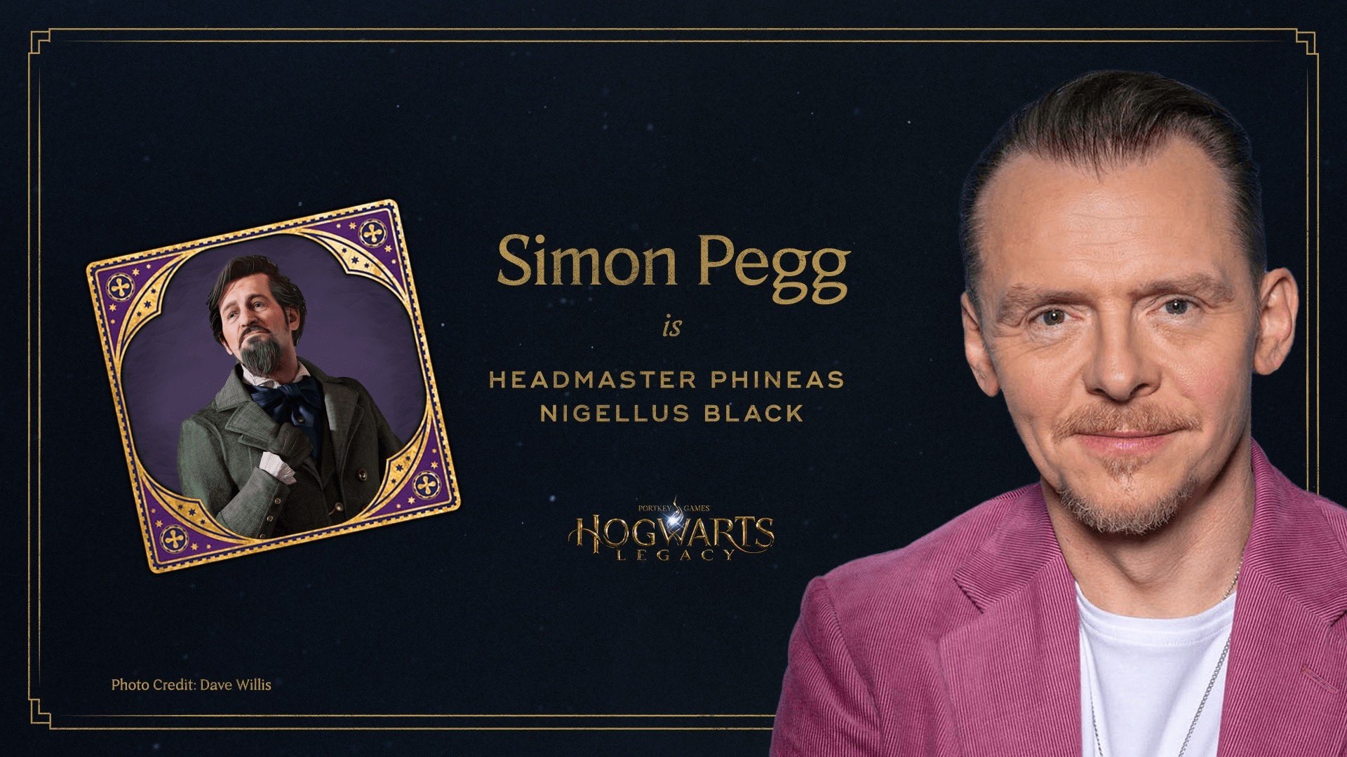 Simon Pegg en Hogwarts Legacy